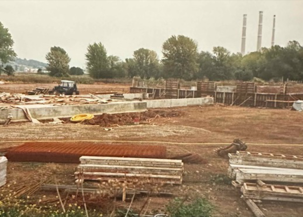 September 1991 – Die Fundamente werden gesetzt